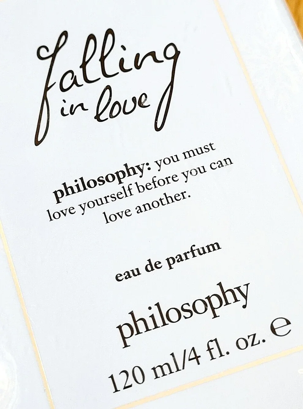 NIB SEALED Philosophy Falling In Love Full Size 120 ml 4 fl. oz NEW